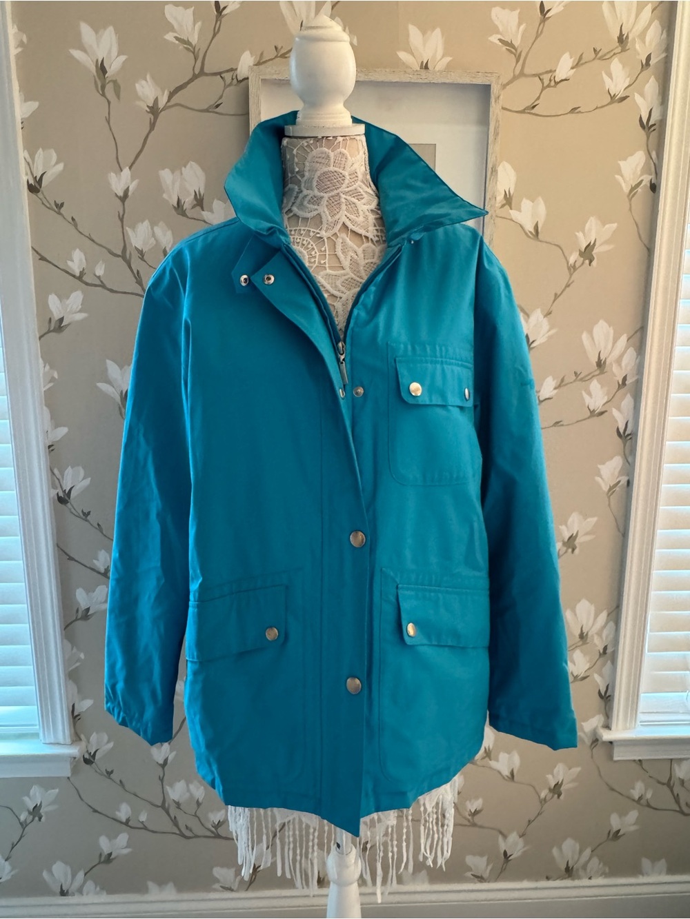 Escada Sport Teal Utility Jacket
